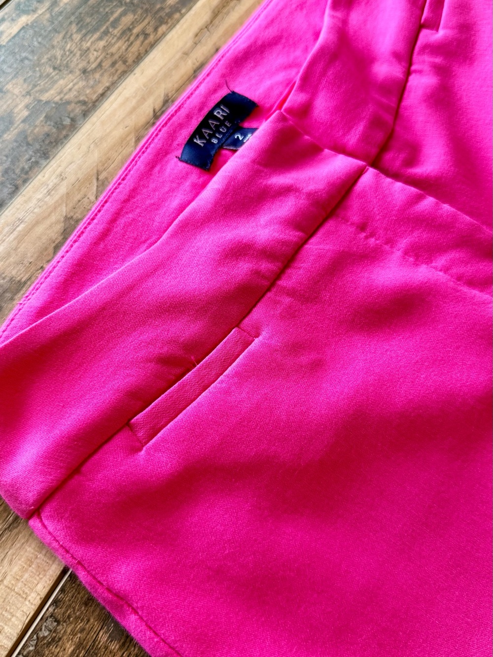 Kaari Blue - Stretch Ankle Pants - Size 2 - Hot Pink